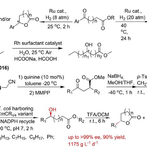 Scheme 1 Stereoselective Synthesis Of Optically Pure γ And δ Lactones