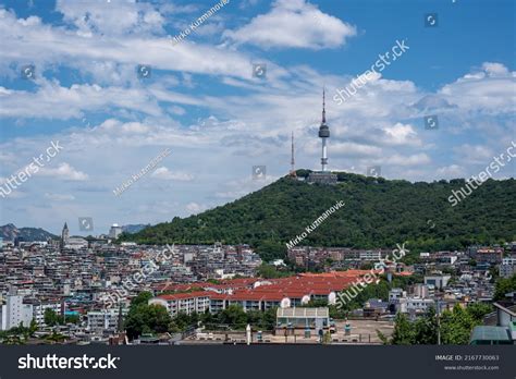 Itaewon District Namsan Tower Yongsan Seoul Stock Photo