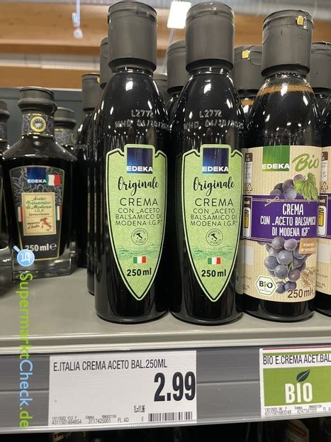 EDEKA Italia Crema Con Aceto Balsamico Di Modena I G P 250 Ml Preis