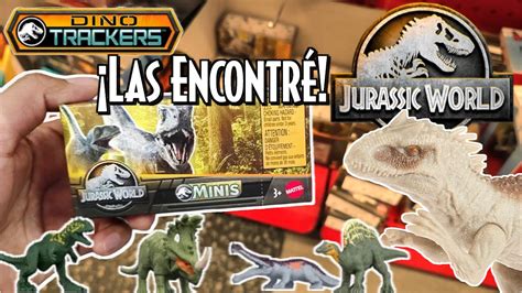 Ya Encontr Las Figuras De Jurassic World Dino Trackers De Mattel Youtube