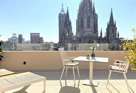 Design Superior Con Vistas A La Catedral Y Terraza Hotel Colón Barcelona