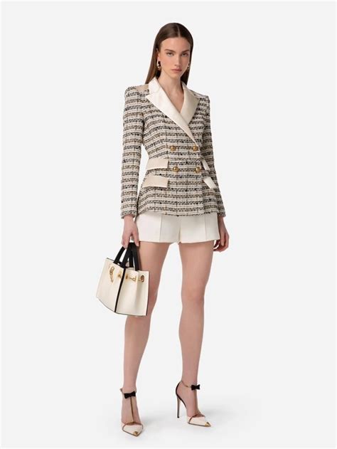 Autumn Winter Lookbook Elisabetta Franchi Double Breasted Jacket