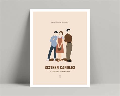 John Hughes Poster Minimalist Poster John Hughes Print - Etsy