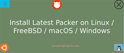 Install Latest Packer on Linux / FreeBSD / macOS / Windows ...