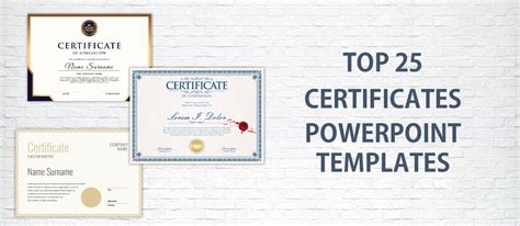 Powerpoint Certificate Template Free