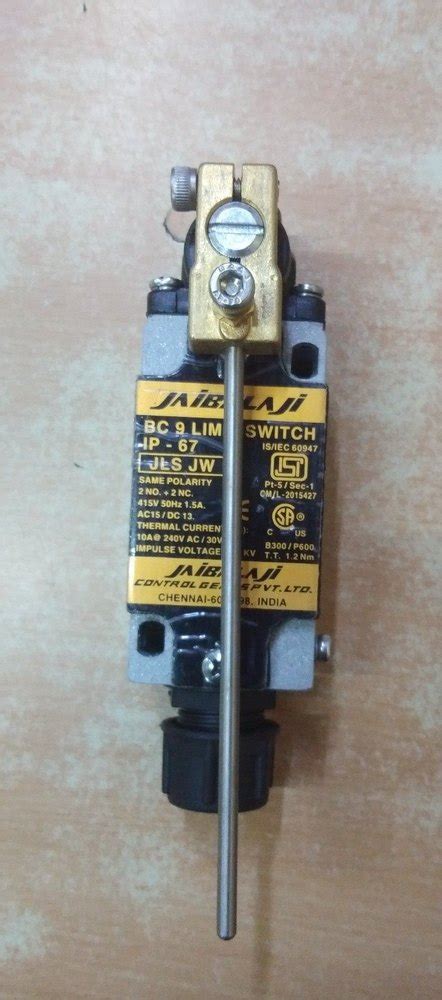 BC 9 JLSJW IP67 LIMIT SWITCH JAIBALAJI 240 VAC Application Area