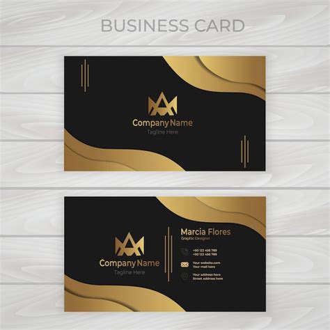 Premium Vector Creative Modern Professional Business Card Template Design