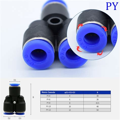 Pneumatic Fittings Py Pu Pv Pe Water Pipes And Pipe Connectors Direct