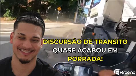 Fp Reage Motorista Do Caminh O N O Viu A Moto E Quase Acaba Em