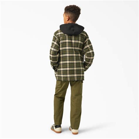 Boys Flannel Shirt Jacket Dickies Us