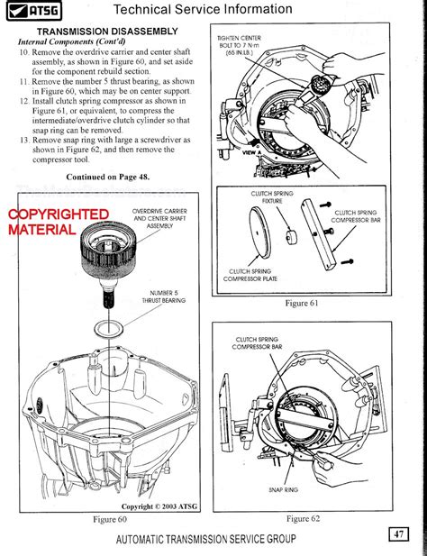 Ford Trucks 4r100 Transmission Rebuild Manual 1998 2004 Atsg