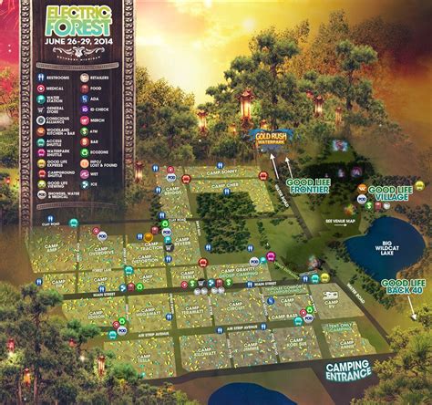 Electric Forest Map