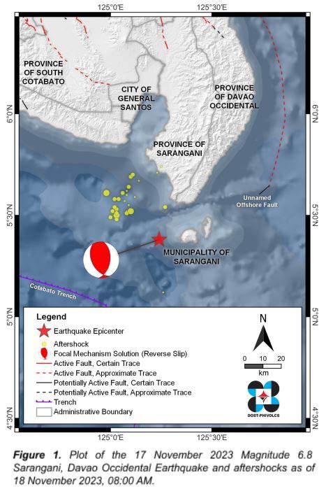 Primer On The November Magnitude Mw Offshore Davao