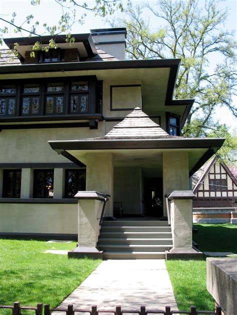 William Martin House 1902 Oak Park Illinois Early Prairie Style