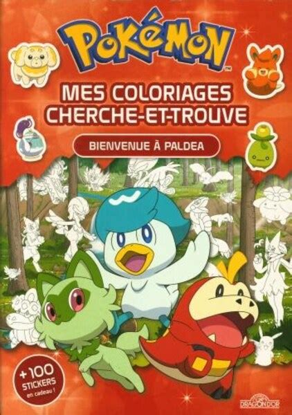 Les Livres Du Dragon Dor Pokémon Mes Coloriages Cherche Et Trouve