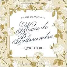 Amazon Fr Ans De Mariage Noces De Palissandre Livre D Or