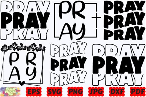 Pray Svg Prayer Svg Religious Svg Graphic By