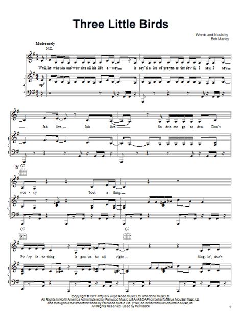 Three Little Birds | Sheet Music Direct