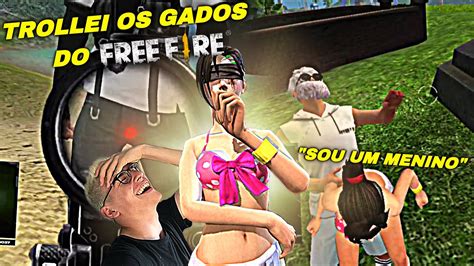 Fingi Ser Uma Menina No Free Fire S Apanhei Gado Youtube