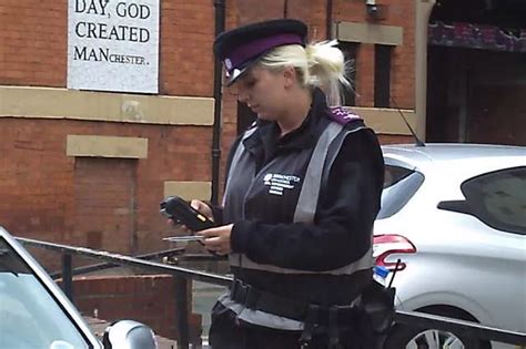 Don T See Red It S Just A New Look Traffic Warden Friendlier By Design Manchester Evening