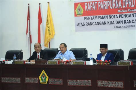 Wakil Bupati Samosir Sampaikan Nota Pengantar Atas Rancangan Kua Ppas