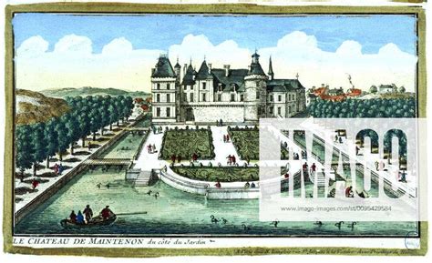 Perelle G Oeuvre The Castle Of Maintenon On The Side Of The Garden The