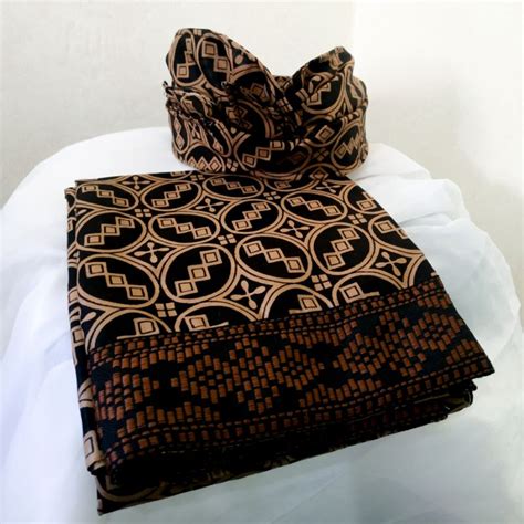 Jual Saput Udeng Batik Udeng Setengah Jadi Tinggal Ikat Shopee