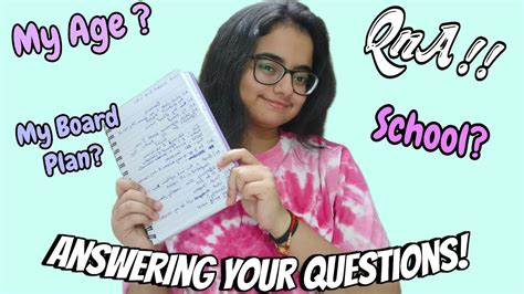 QnA Answering All Your Questions CBSE 10TH GRADER Anika