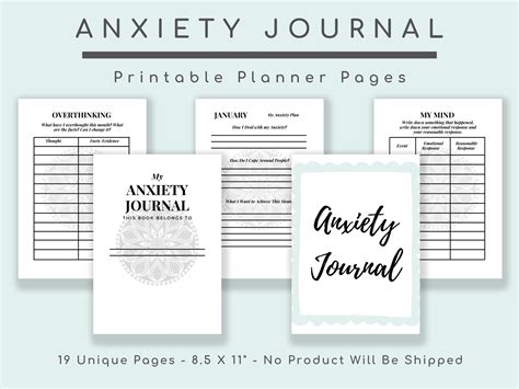 Anxiety Journal Anxiety Disorder Self Help Books Self Help - Etsy