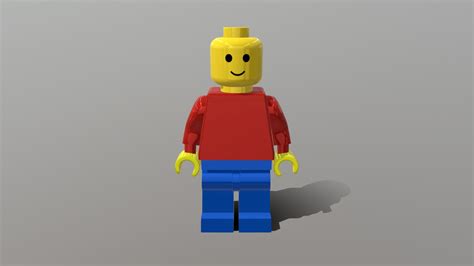 Finished Lego Man 3d Model By Harryk Bdc1fc6 Sketchfab