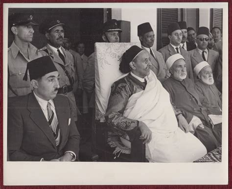 Original Press Photo Sayed Mohammed Idris El Senussi Muntasser Grand