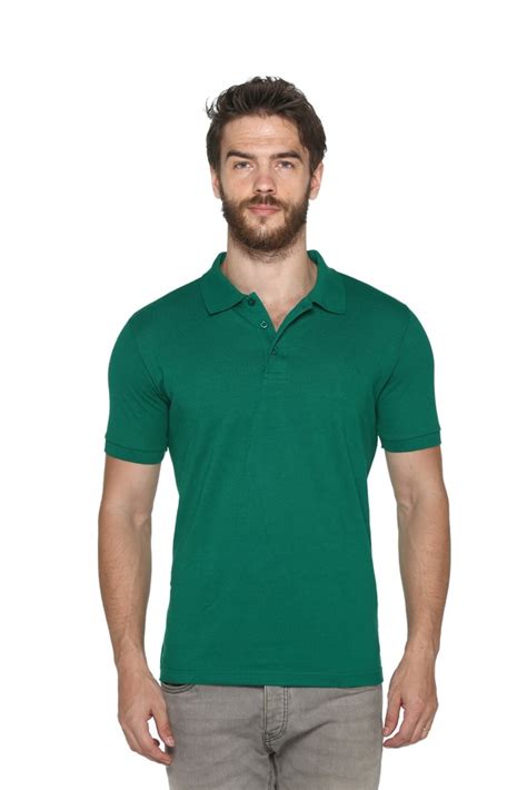 Collar Neck Casual Wear Mens Plain Polo T Shirts Size S To Xxl Rs