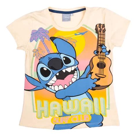 Remera Teens Manga Corta Lilo Stitch Disney Talle A