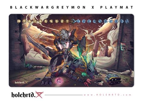 Digimon Tcg Blackwargreymon X Antibody Playmat