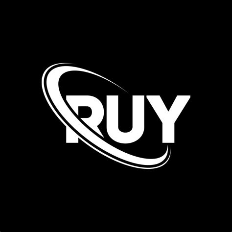 Ruy Logo Ruy Letter Ruy Letter Logo Design Initials Ruy Logo Linked