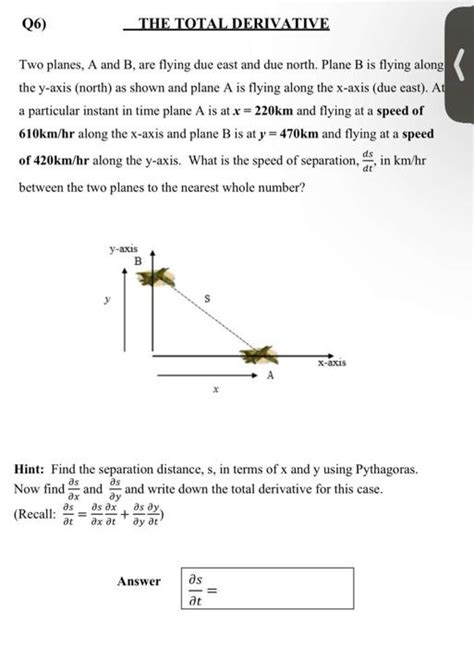 Solved Two Planes A And B Are Flying Due East And Due Chegg