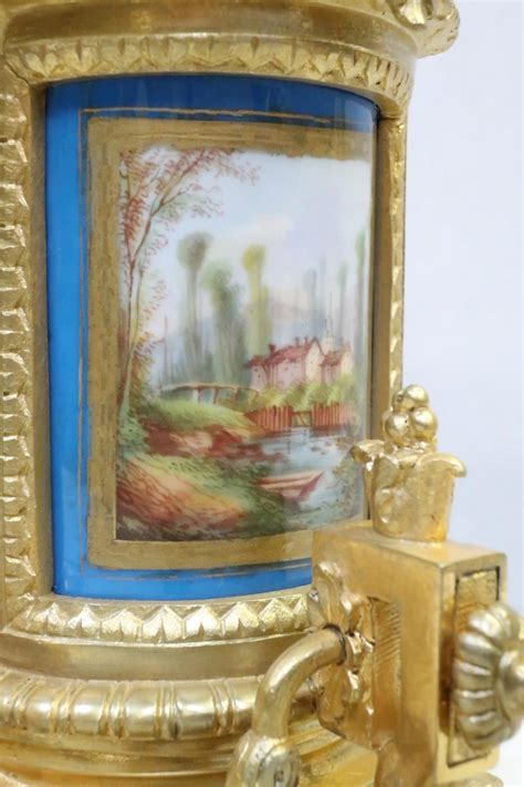 French Napoleon Iii Bronze Gilt And Porcelain Mantel Clock By Japy Freres For Sale At 1stdibs