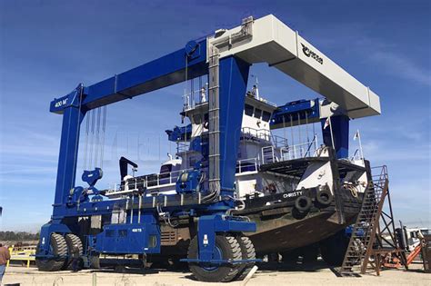 Boat Travel Lift Up To 1000 Ton Industrial Boat Handling Equipment