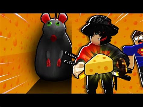 Fugindo De Um Rato Gigante No Roblox CHEESE ESCAPE ROBLOX YouTube