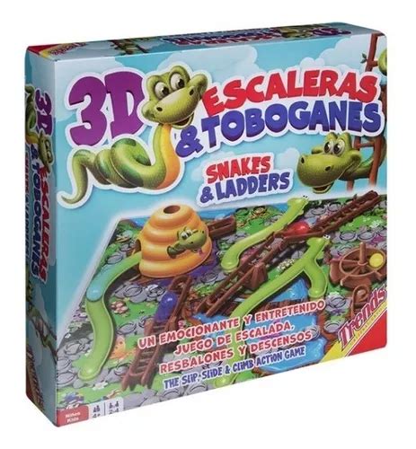 Juego De Mesa Escaleras Y Toboganes 3d MercadoLibre