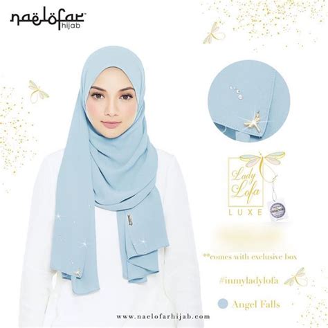 Naelofar Hijab Lady Luxe, Women's Fashion, Muslimah Fashion on Carousell