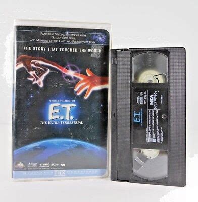 Vintage E T The Extra Terrestrial Vhs Thx Digital Remastered Clamshell