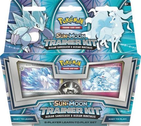 Pokemon Sun And Moon Alolan Sandslash And Alolan Ninetails Trainer Kit