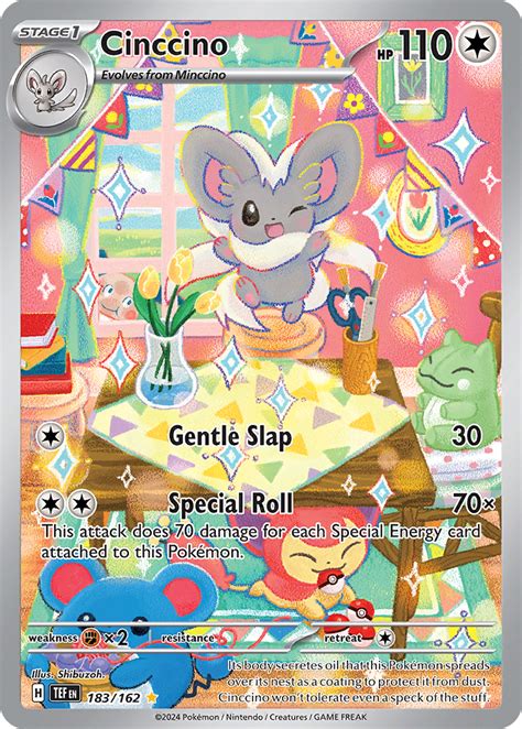 Cinccino Temporal Forces TEF 183 PkmnCards