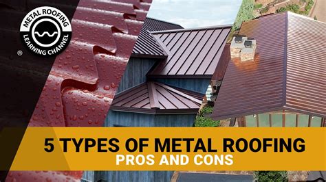 5 Types Of Metal Roofing Materials Aluminum Copper Metal Tin Zinc Pros Cons And Cost Youtube