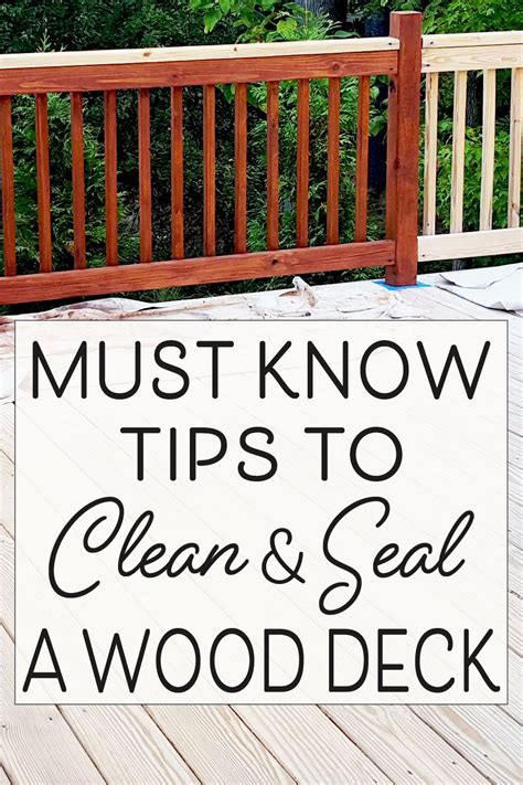 5 Tips For Cleaning And Sealing A Pressure Treated Wood Deck Artofit