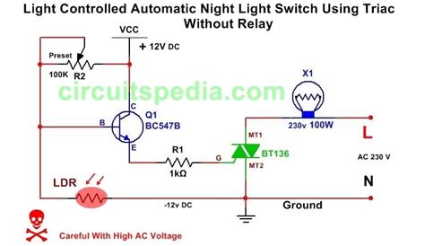 Light Activated Switch Circuit