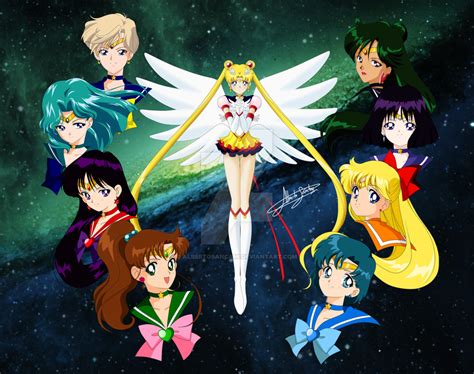 Sailor Moon Sailor Stars By Albertosancami On Deviantart Marinero