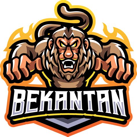 Bekantan Esport Mascot Logo Design By Visink Thehungryjpeg