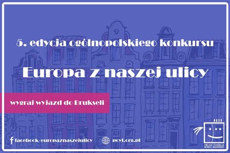 Konkurs Europa Z Naszej Ulicy Lodzkie Pl